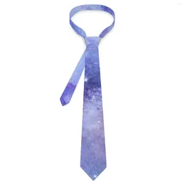 Bow Ties Mens Tie Watercolor Galaxy Sky Neck Starry Space Print Elegant Collar Graphic Cosplay Party Quality Necktie Accessories