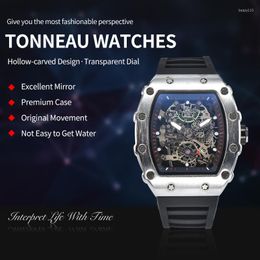 Wristwatches Luxury Business 9791-M Lassa White Locke Quartz Ladie Watch Wrist Women Clock Strap PU Wristwatch Stain Resistant