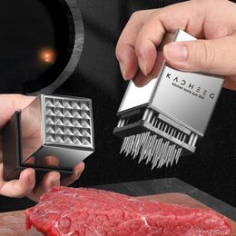 Meat Poultry Tools Stainless Steel Steak Tenderizer Kitchen Gadgets Household Doublesided Loosener Novel Accessories Dining Bar 230425