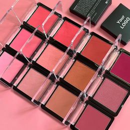 Blush 10pcs Pink Blush Palette Private Label Cosmetics Face Makeup Matte Pressed Powder Blusher Wholesale Bulk For Business 231124