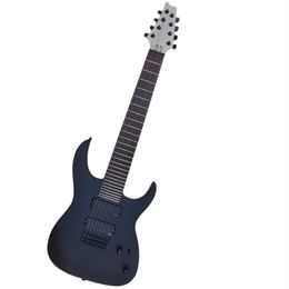 8 Strings Matte Balck Electric Guitar with Fixed Bridge EMG Pickups Offer Logo/Color Customise