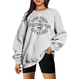 Women's Hoodies Women Autumn And Winter Simple Pullover Sweatshirt Casual Loose Letter Print Long Sleeve T-shirt Top Street Wear