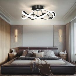 Ceiling Lights Modern Style Art LED Lamp Romantic Ins Spiral Bedroom Living Room Kitchen Lighting