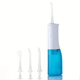 Water Flosser - Cordless Teeth Cleaning with 7 Solutions, 4 Nozzles, IPX7 Waterproof, Rechargeable for Travel and Home Use - W3 Pro