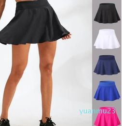 tennis skirts gym clothes women Sports quickdrying dance skirt running fitness yoga training workout clothes lining short skirt