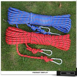 Climbing Harnesses 10m20m Outdoor Rescue Rope Mountaineering Safety Rope Mountaineering Safety Escape Auxiliary Rope Wild Hiking Survival Equipment 231124