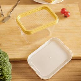 Storage Bottles Modern Butter Box Rectangular Cutter Low-temperature Resistant Slicer Container Storing