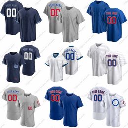 2023 Custom Baseball Jersey Sandberg Happ Banks Suzuki Mancini Dawson Alzolay Boxberger Estrada Fulmer Hughes Leiter Jr. Merryweather Wisdom