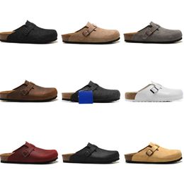 Sandals designer sandals Boston clogs cork flat slippers Fashion designs leather bag head Favourite Beach Casual shoes for Women Men Loafers Motion current 60ess