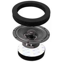 1Pcs 6.5 Inch Car Speaker Ring Bass Door Trim Sound Insulation Cotton Audio Speakers Self Adhesive