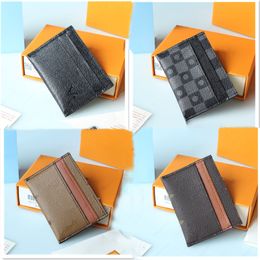 High quality designer wallets cardholder Paris plaid style luxury coin purse mens wallet designers women wallet luxurys brand wallet with dust box