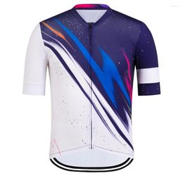 Racing Jackets 2023 Men Cycling Jersey Summer Breathable Bike Clothes Road Team Bicycle Wear Shirt MTB Cycle Tops Short Sleeve Maillot