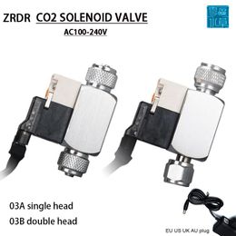 Equipment ZRDR aquarium CO2 solenoid valve control regulation generator system AC100V240V low temperature fish tank CO2 solenoid valve