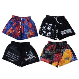 Y2K Today Get Better Men's Shorts Double Mesh Men Shorts GYM Basketball Running The GBT Brand Shorts for Men Bodybuilding Print Male Clothing 230425