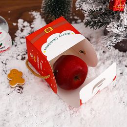 Gift Wrap 6pcs Merry Christmas Boxes For Cookie Candy Chocolate Packaging Kids Santa Claus DIY Home