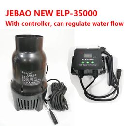 Pumps New Jebao ELP35000 variable frequency fish pond circulating pump submersible pump 200W with controller adjustable