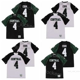 4 Dalvin Cook High School Jerseys Football Miami Central For Sport Fans Moive Breathable Team Black Away White Pure Cotton Stitched And Embroidery College HipHop