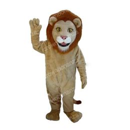 Adult Size lion Mascot Costumes Halloween Cartoon Character Outfit Suit Xmas Outdoor Party Festival Dress Promotional Advertising Clothings