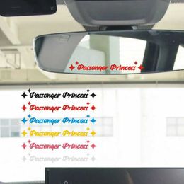 Passenger Princess Star Mirror Decal Sticker Rearview Car Vinyl Decoration Funny