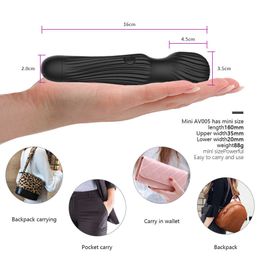 Adult products Mini Av Vibrator for Women g Spot Magic Wand Massage Clit Clitoris Stimulator Dildo Sex Toys for Adults Intimate Goods 230316