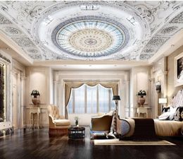 Wallpapers Custom 3D Po Wallpaper Ceilings Large Mural For Ceiling Decoration Relief