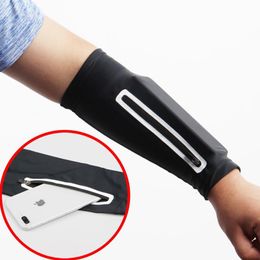 Arm Leg Warmers Unisex Outdoor Running Bag Warmer for Mobile Phone Stretch Jogging Riding Sunscreen band Wrist LongShort 230425