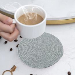 Table Mats Holders Rest Pot Cotton For Cooking And Thread Trivets Dining Set 6 With Bench Rustic Plate 14 Inch Round