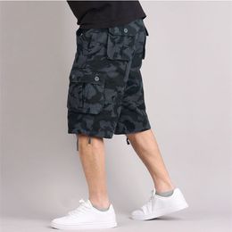 Men's Shorts Men's Summer Camouflage Cargo Shorts Casual Cotton Multi-Pocket Baggy Overalls Streetwear Hip Hop Breeches Military Army Shorts 230426