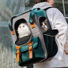 Strollers Pet Cat Carrier Backpack Small Dog Breathable Bags Kitten Outdoor Travel Backpack Puppy Portable Mesh Bag Pets Carry Supplies