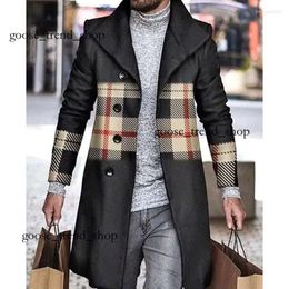 Designer Fashion Autumn/winter Coat Trench Coats 2022 Winter Fashion Men Windbreaker Men's Long Clothes Mens Casual Business Coat Leisure 600