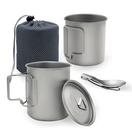 Camp Kitchen Camping Mug Cup Tourist Tableware Picnic Utensils Outdoor Equipment With Travel Cooking Set Cookware 230425