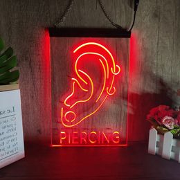 Piercing Beauty Shop LED Neon Signs Home Decor New Year Wall Wedding Bedroom 3D Night Light