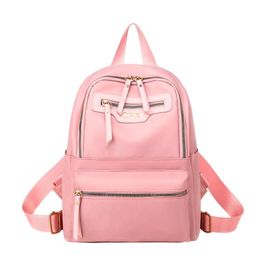 Outdoor Bags High Quality Large Capacity Women's Fashion Backpack Black Pink Oxford Bag Anti-Theft Shoulder Leisure Female Travel /E