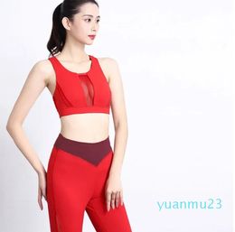 Yoga Outfits Piece Set Workout Clothes For Women Sports Bra And Leggings Wear Gym