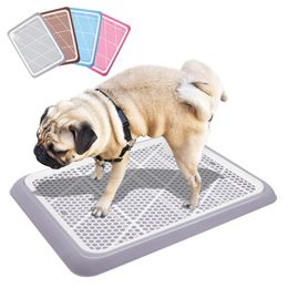 Repellents Portable Dog Toilet Indoor Dog Training Toilet with Removable Post Pet Potty Tray Puppy Pad Holder Tray for Small Medium Dogs