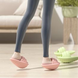 Slippers 1 pair of reliable scratch resistant and breathable conch shaped swing shaping shoes suitable for home shaping shoes with balance slider