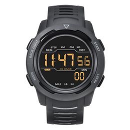 Outdoor Sports Watch Digital with Steps Tracker Calories 50M Waterproof with Backlight Wrist Watch Standby Up to 12 Months