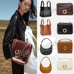 Songmont Luna Bag Songmont medium song purses large reset tofu Luxury Designer Underarm Hobo Shoulder Bag Half Moon Leather Purse clutch bag Handbag CrossBody