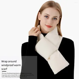Scarves Down-Cotton Shawl Wraps Winter Scarf Thicken Cross Ring Windproof Neck Warmer Camping Cycling Soft Outdoor Warm