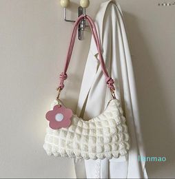 Designer-Evening Bags Lightweight Tote Bag Armpit Soft Cloud Cotton Candy Women's Handbag Gentle Shoulder