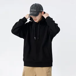 Men's Hoodies 2023 Autumn Fashion Hoodie And Women's Leisure Sweatshirt Solid Grey Black Sports