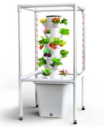 18-Plant Indoor Vertical Garden with LED Timing Grow Light,Nursery Germination Kit Including Water Level,2Pcs Smart Plug,BPA-Free
