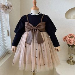 Girl Dresses Baby Princess Skirt One Year Old Cute Dress Spring And Autumn Gauze