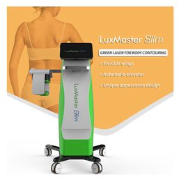 10D Laser LuxMaster Slim Machine Non-Invasive Shaping Fat Loss Removal System 532nm Green Laser Light Body Slimming Cellulite Removal Fat Burning Device