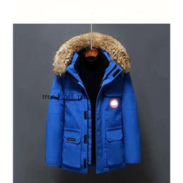 Women's and Men's Down Jacket Winter New Canadian Style Overcame Lovers' Working Clothes Thick Goose Down Jacket Men Clothing US SIZE S--4xl 531