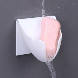 Bathroom Storage 1PC Drain Soap Bar Box Wall-mounted Holder Container For Home Space Saver H51