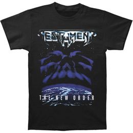 Men's T-Shirts Testament Men The T-Shirt Black Men T Shirts Summer Style Fashion Swag Men T Shirts Interesting Top Tee 230426