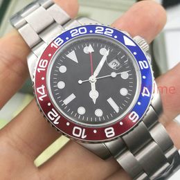 Luxury GMT 2813 mens watch designer watches high quality Fashion Ceramic Bezel Automatic Movement New Mechanical SS for men Wristwatches aaa gold watchs clock