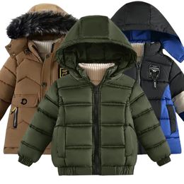 Clothing Sets 2023 fashion boys winter jackets children s wear garments coats baby boy clothes Cotton 231124