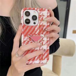 Designer Women Phone Cases For IPhone 14 13 Pro Designers Silicone Print Cover Luxury Knitting Mobile Shell Protection Case Prints 4 Colour